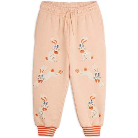 Mini Rodini Pink Rabbit Sp Cuffed Sweatpants