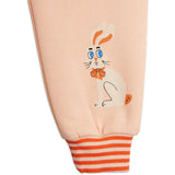 Mini Rodini Pink Rabbit Sp Cuffed Sweatpants