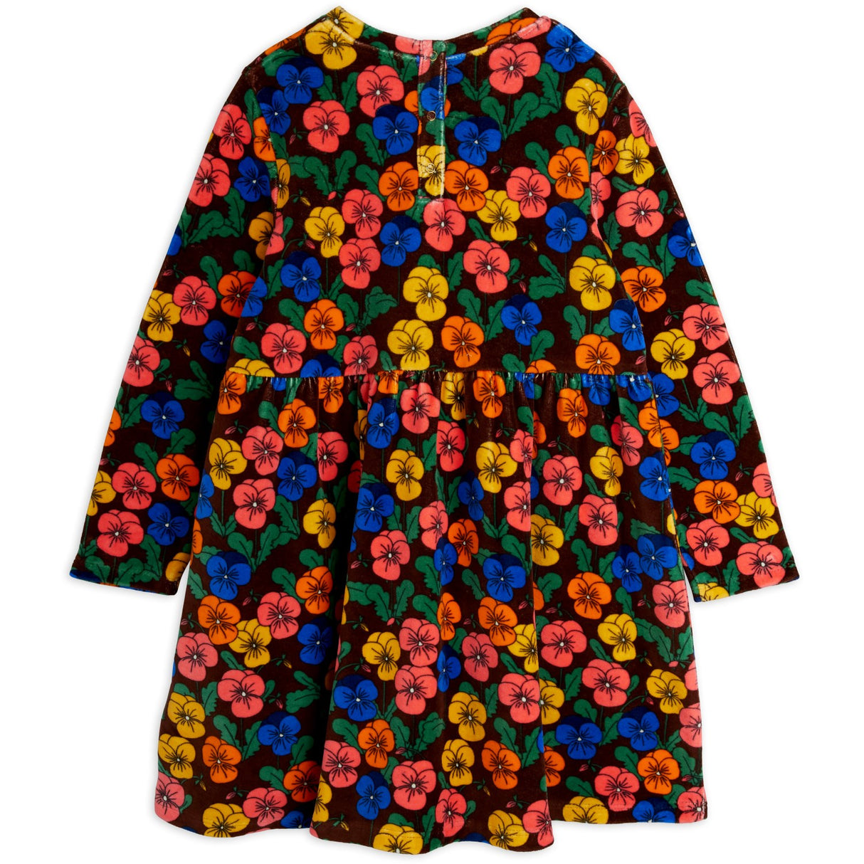 Mini Rodini Multi Violas AOP Velour Kjole