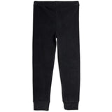 Mini Rodini Black Penguin Patch Microfleece Trousers