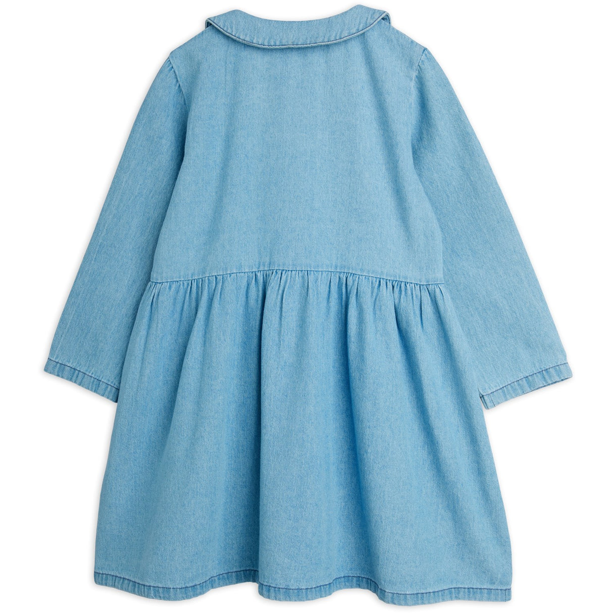 Mini Rodini Blue Lw Denim Rabbit Sp Woven Kjole
