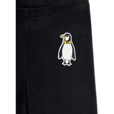 Mini Rodini Black Penguin Patch Microfleece Trousers