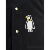 Mini Rodini Black Penguin Patch Microfleece Vest