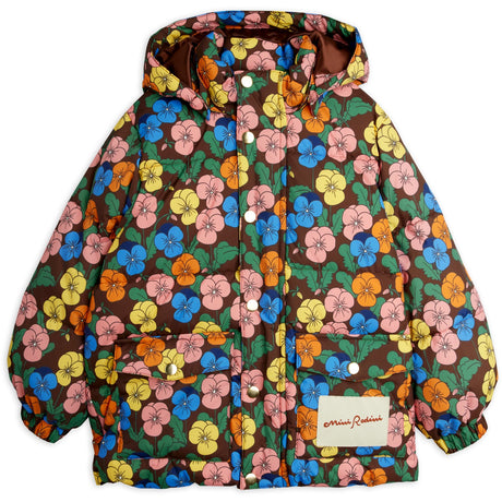 Mini Rodini Multi Violas AOP Heavy Puffer