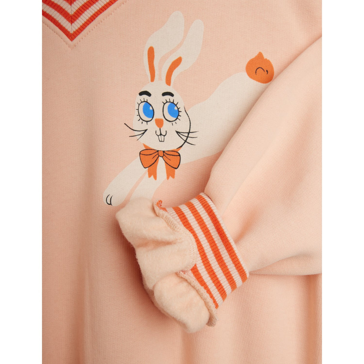 Mini Rodini Pink Rabbits Sp Sweatshirt