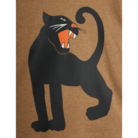 Mini Rodini Brown Panther Sp Melange Ls Tee