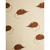 Mini Rodini Beige Elephant Shrew AOP Ls Tee