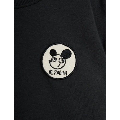 Mini Rodini Black Ritzratz Patch Ls Tee