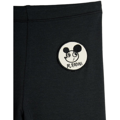 Mini Rodini Black Ritzratz Patch Leggings