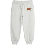 Mini Rodini Grey Melange Elephant Shrew Emb Sweatpants