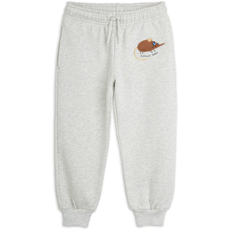 Mini Rodini Grey Melange Elephant Shrew Emb Sweatpants
