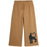 Mini Rodini Brown Panther Sp Melange Sweatpants