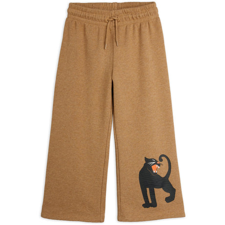 Mini Rodini Brown Panther Sp Melange Sweatpants