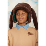 Mini Rodini Beige Elephant Shrew Emb Sweatshirt