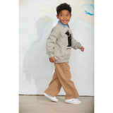 Mini Rodini Brown Panther Sp Melange Sweatpants