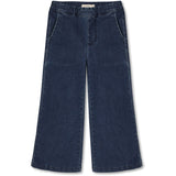 Fliink Dark Denim Blue Rocky Flare Denim Bukser