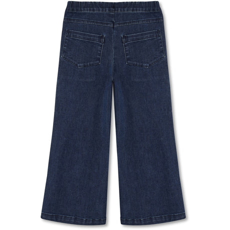 Fliink Dark Denim Blue Rocky Flare Denim Bukser