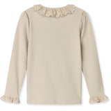 Fliink Sandshell Kenna Ls Lace Bluse