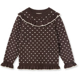 Fliink Coffee Bean / Sandshell Fame Contrast Bluse