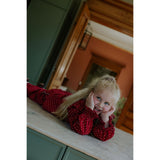 Fliink Red Bud Dot Dolly Dot Bluse