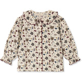 Fliink Sandshell Aop Cosy Ls Bluse