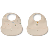 LIEWOOD Flying / Sandy Ember Printed Hagesmæk 2-pack