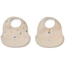 LIEWOOD Flying / Sandy Ember Printed Hagesmæk 2-pack