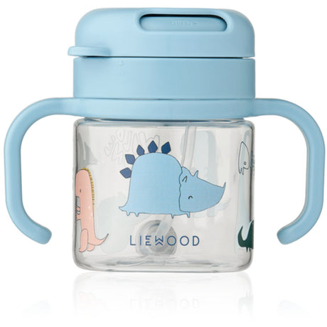LIEWOOD Dino Roar / Sandy Kai Tritan Sugerør Kop 280ml
