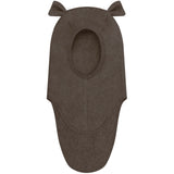 Huttelihut Brown Melange Elefanthue Ears Bomuld Fleece