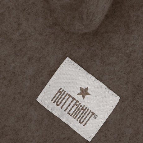 Huttelihut Brown Melange Elefanthue Ears Bomuld Fleece