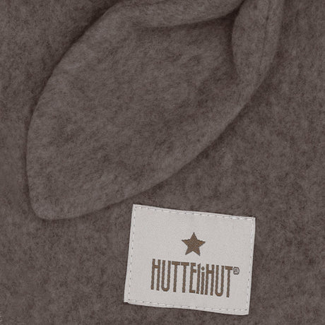 Huttelihut Brown Melange Elefanthue Ears Bomuld Fleece