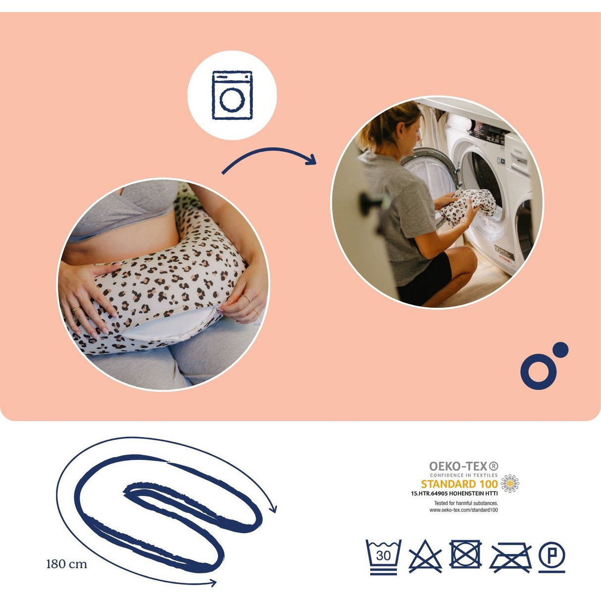 Doomoo Leopard Nursing & Pregnancy Pude