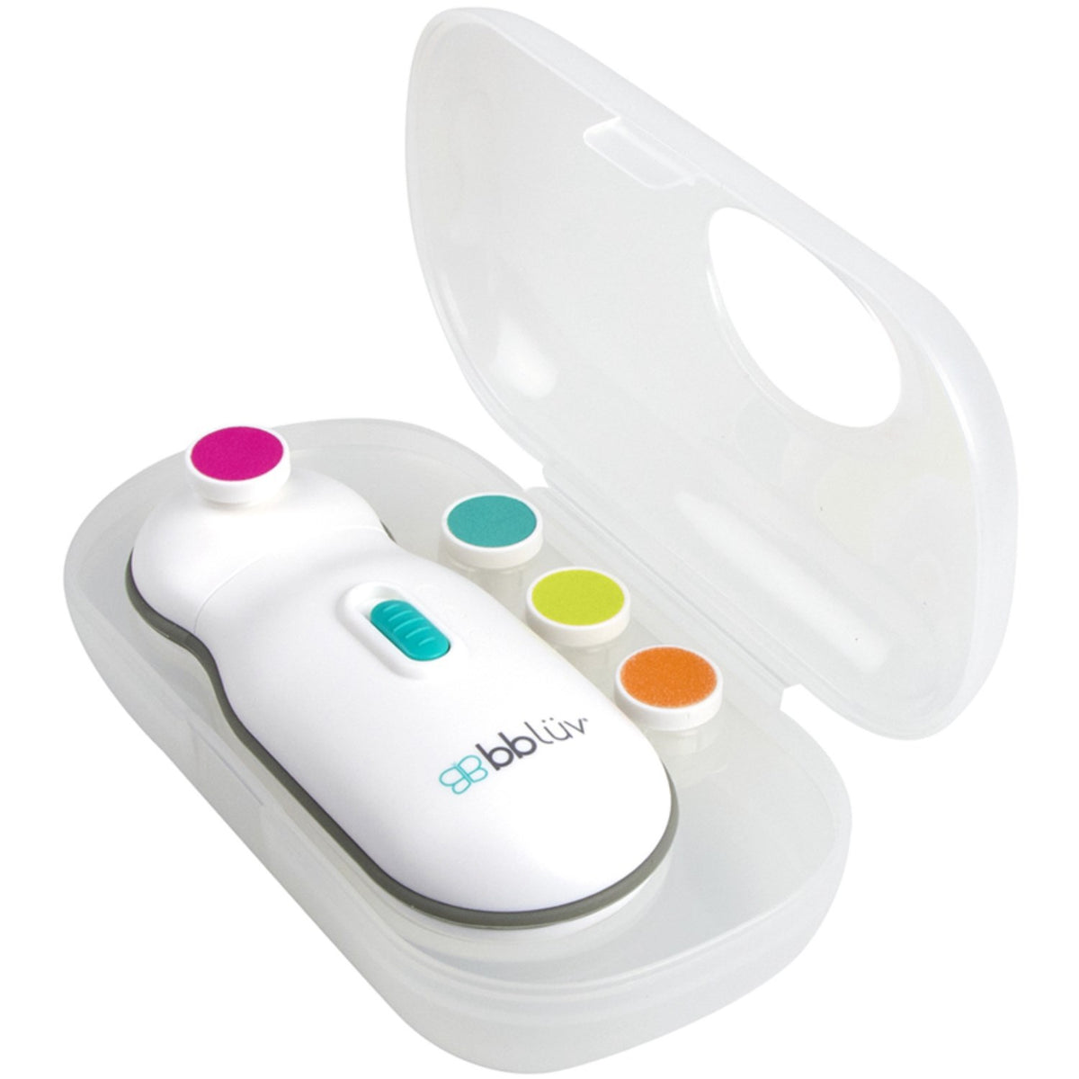bblüv White Elektrisk Baby Nail File