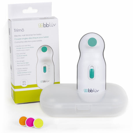 bblüv White Elektrisk Baby Nail File