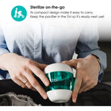 bblüv White/Aqua Portable Sterilizer