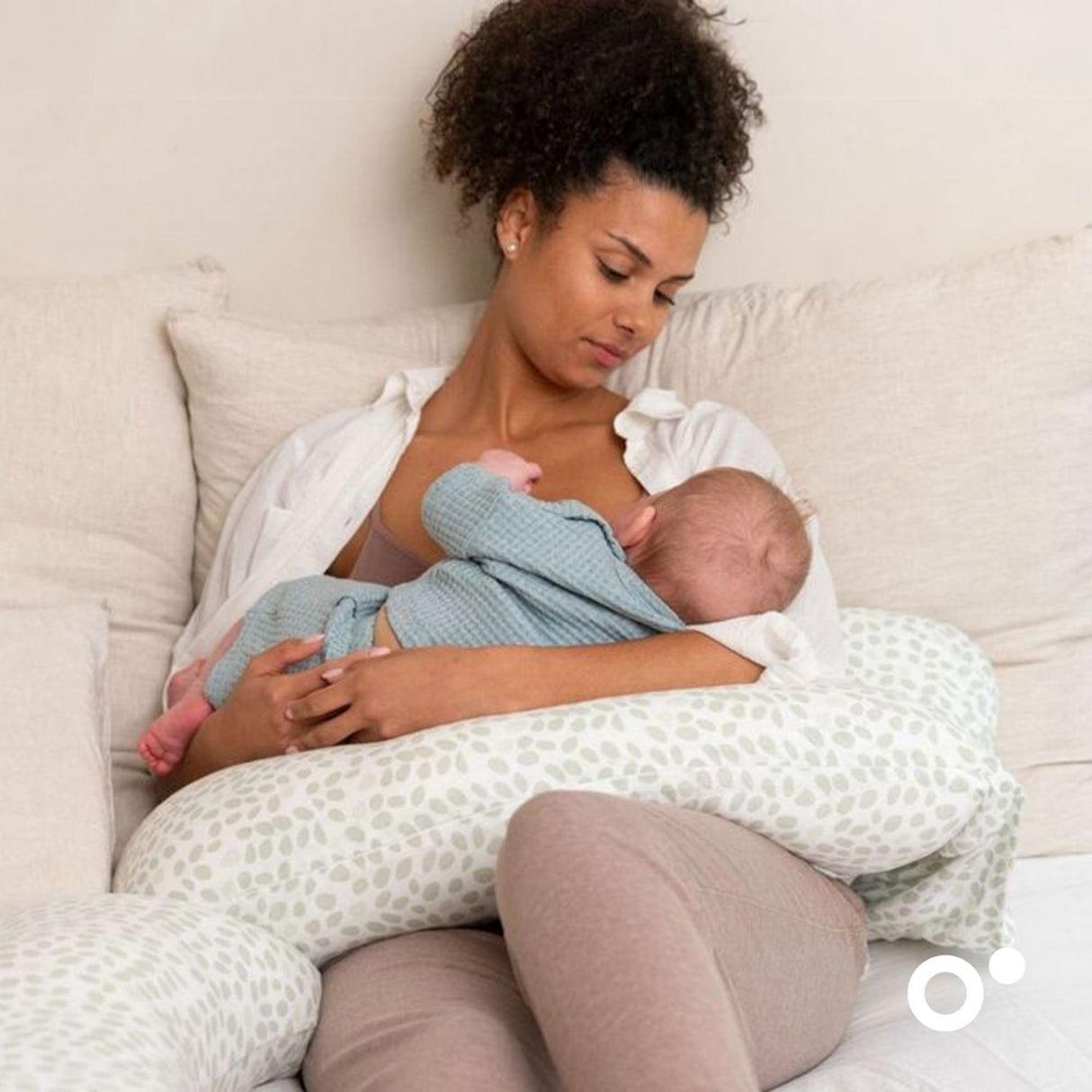 Doomoo Leaf Green Maxi Pregnancy Pude