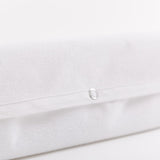 Doomoo White Narrow Wedge Pude