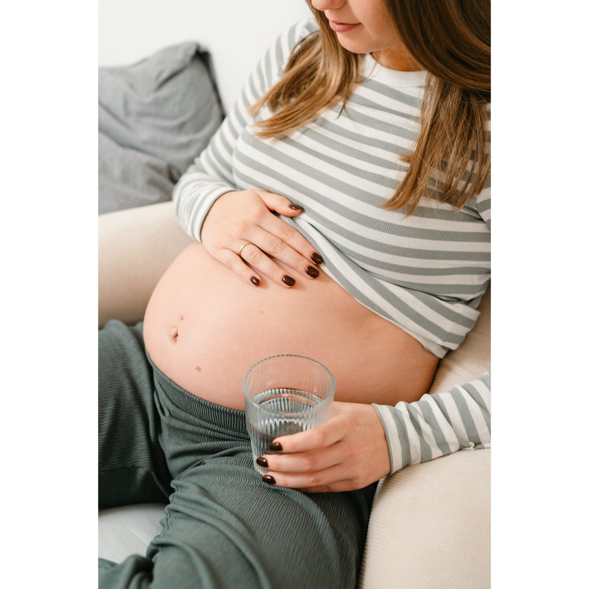 Doomoo Corduroy Sand Nursing & Pregnancy Pude