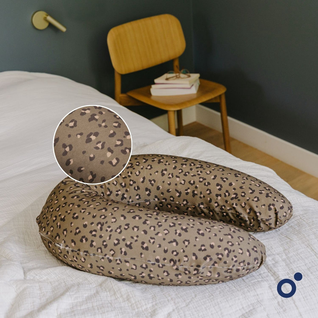Doomoo Dark Leopard Nursing & Pregnancy Pude