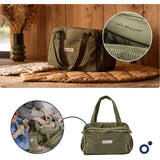 Doomoo Corduroy Khaki Diaper Taske Med 8 Tilbehør