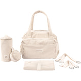 Doomoo Corduroy Sand Diaper Taske Med 8 Tilbehør