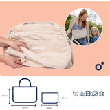 Doomoo Corduroy Sand Diaper Taske Med 8 Tilbehør