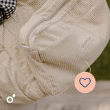 Doomoo Corduroy Sand Diaper Taske Med 8 Tilbehør