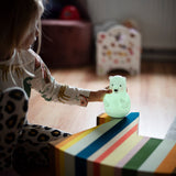 Pabobo White Bear Night Light Med Colour Sensor