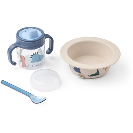LIEWOOD Dino Roar / Sandy Becket Tableware Sæt