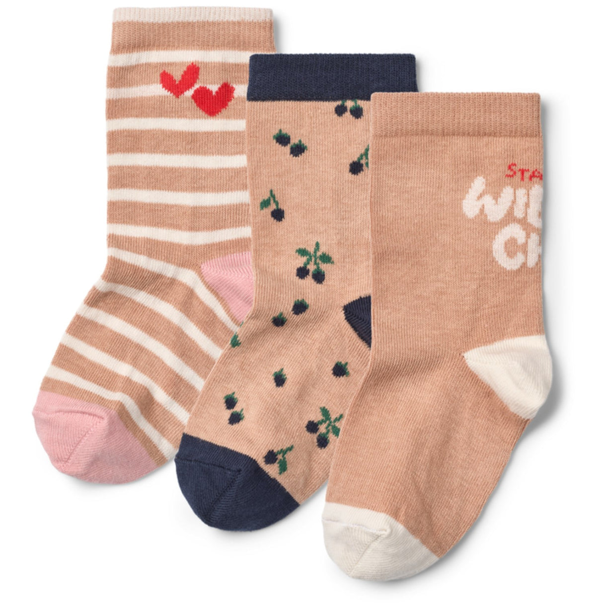 LIEWOOD Berry Multi Mix Silas Strømper 3-Pak