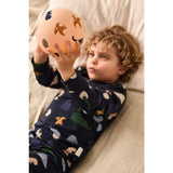 LIEWOOD Dino Roar / Classic Navy Wilhelm Grow Printed Pyjamas Sæt