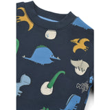 LIEWOOD Dino Roar / Classic Navy Ridley Printed Sweatshirt