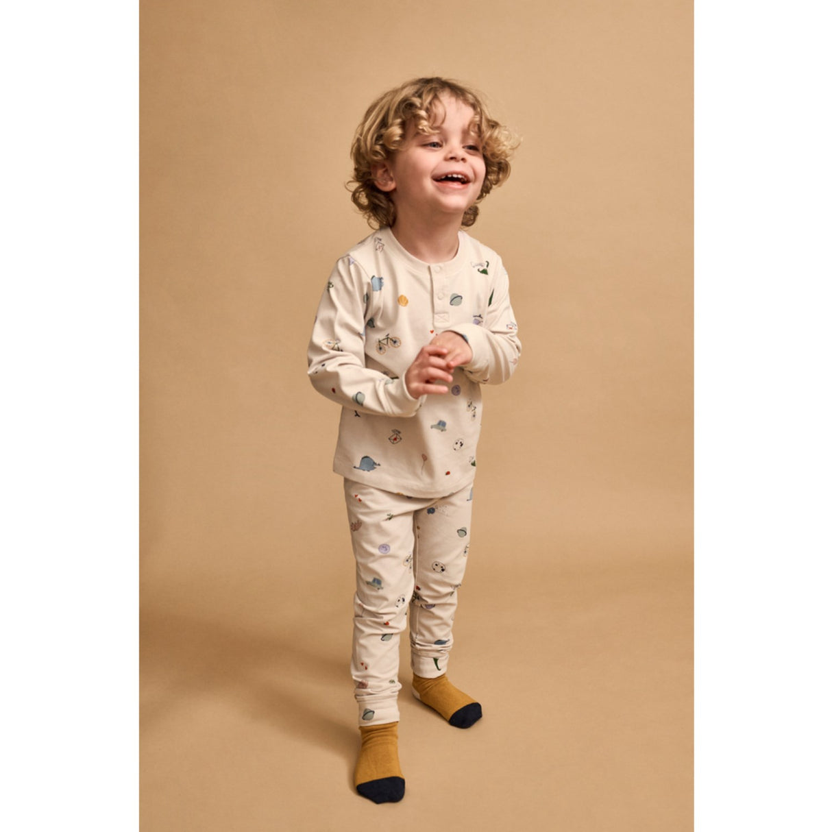 LIEWOOD Tamtam / Sandy Wilhelm Grow Printed Pyjamas Sæt