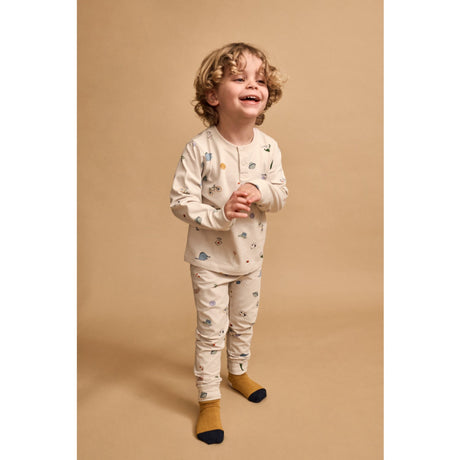 LIEWOOD Tamtam / Sandy Wilhelm Grow Printed Pyjamas Sæt